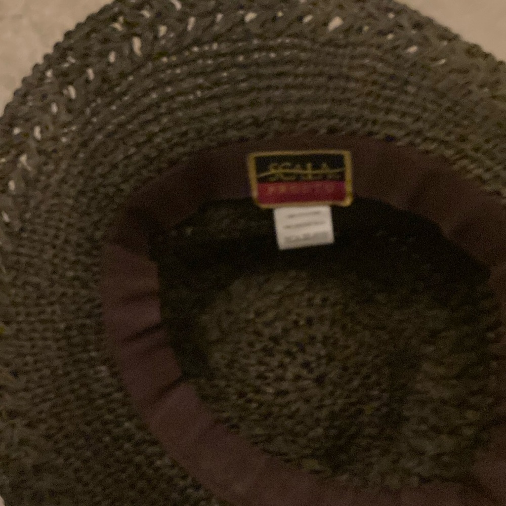 Scala Brown Woven Hat